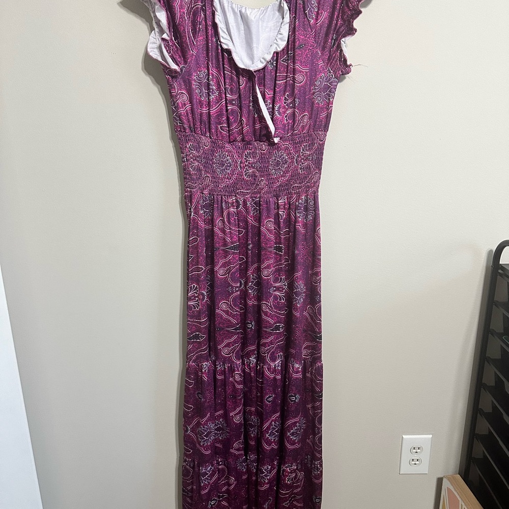 Source Unknown Purple Maxi Dress